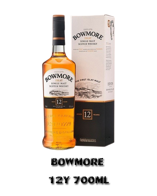 Bowmore 12Y<br>(700mL) Alc.40%