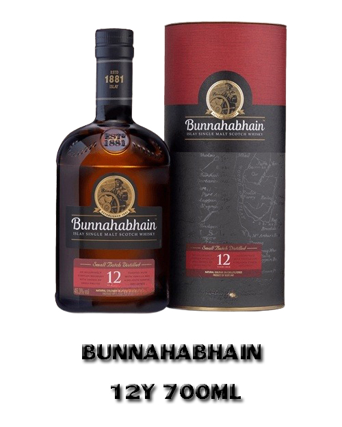 BUNNAHABHAIN 12 Y (700mL) Alc.46.3%