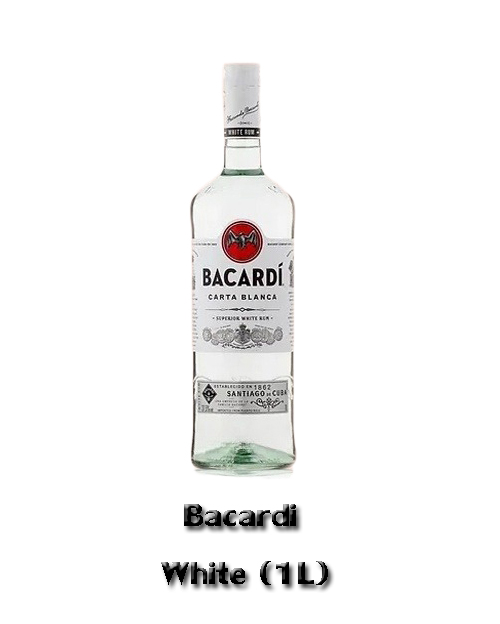 Bacardi White <br> (1L) Alc.40%
