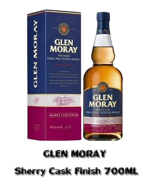 GLEN MORAY  Sherry Cask Finish <br> (700mL) Alc.40%