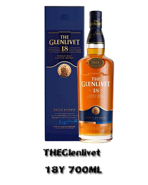 Glenlivet 18Y  <br>(700mL) Alc.43%