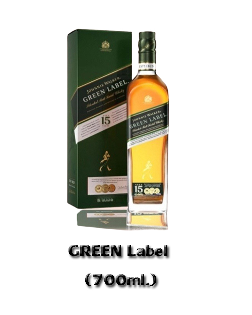 JW  GREEN Label(700ml) Alc.40%