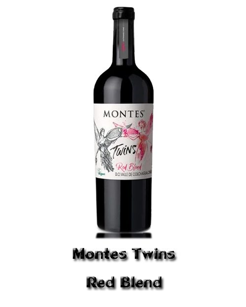 montes twins red blend(750ml) Alc.14.50%