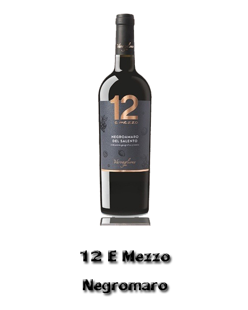 12 e mezzo negromaro(750ml) Alc.12.5%