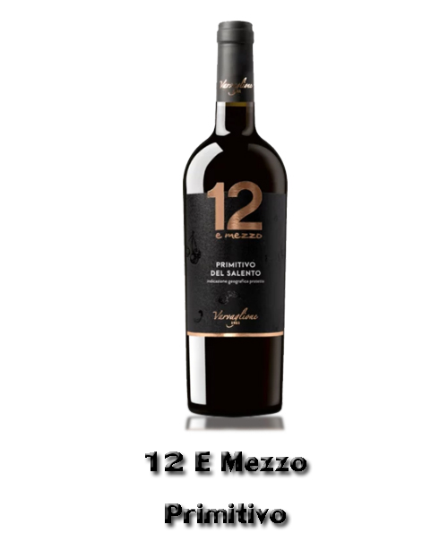 12 e mezzo primitivo(750ml) Alc.12.5%