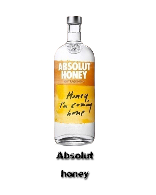Absolut honey(1l) <br>Alc.40%