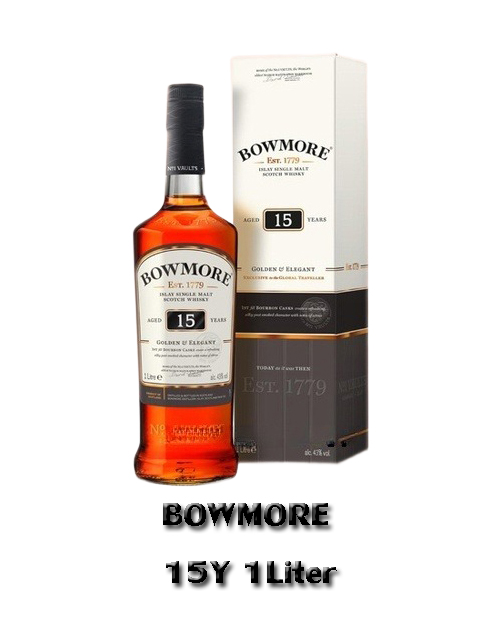 Bowmore 15Y <br> (1L) Alc.43%