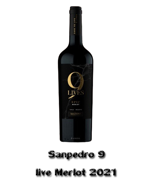 sanpedro 9 live Merlot 2021(750ml) Alc.13%