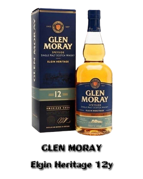 GLEN MORAY   12Y old  Elgin Heritage