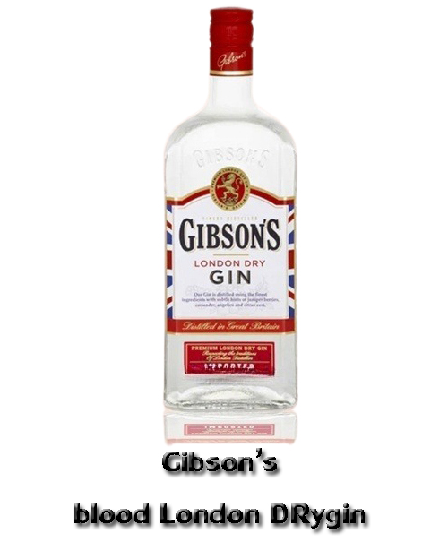 Gibson's blood london drygin botton <br>(1L) Alc.37.5%