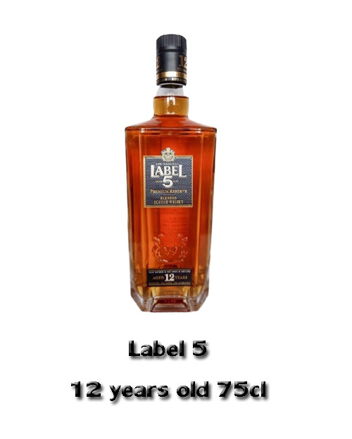 Label 5  12 years old (75cl) Alc.40%