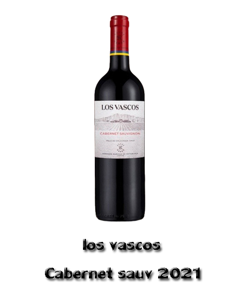 los vascos Cabernet sauv 2021(750ml) Alc.14%