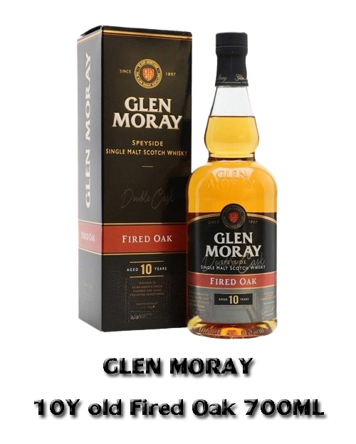 GLEN MORAY   10Y old Fired Oak <br> (700mL) Alc.40%