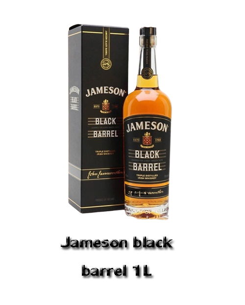 Jameson black barrel  (1l) Alc.40%