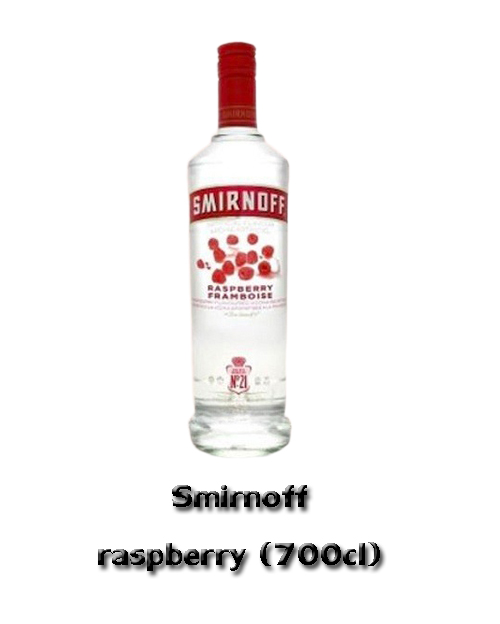 Smirnoff raspberry (700cl) Alc.35%