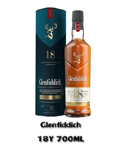 Glenfiddich  18Y <br>(700mL) Alc.40%
