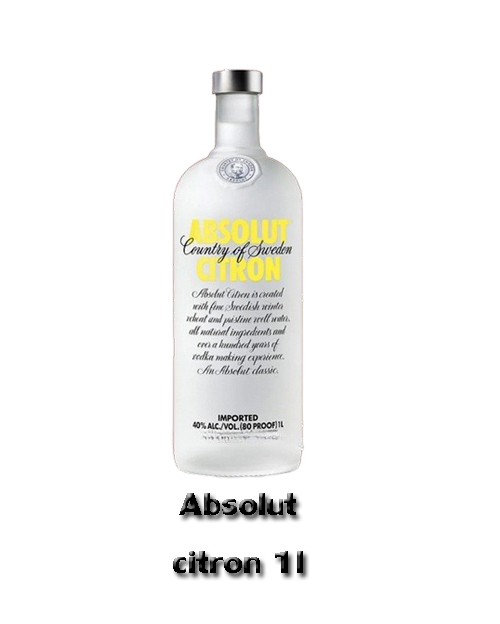 Absolut citron(1l) <br>Alc.40%