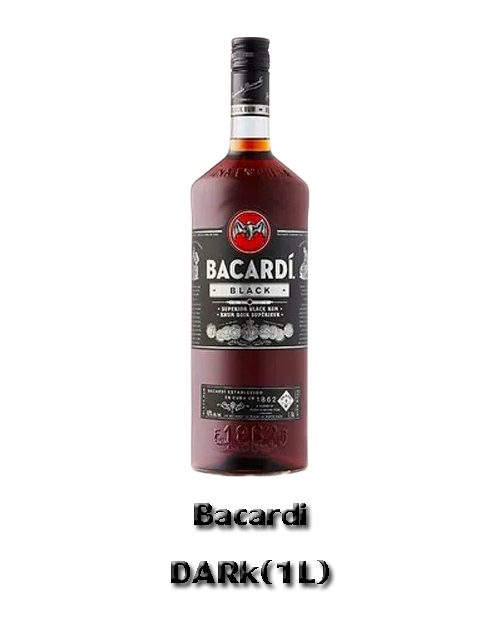Bacardi Dark <br> (1L) Alc.40%