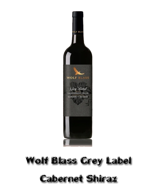 Wolf blass () Alc.14.50% grey  label cabernet shiraz