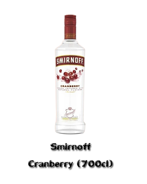 Smirnoff Cranberry (700cl) Alc.35%