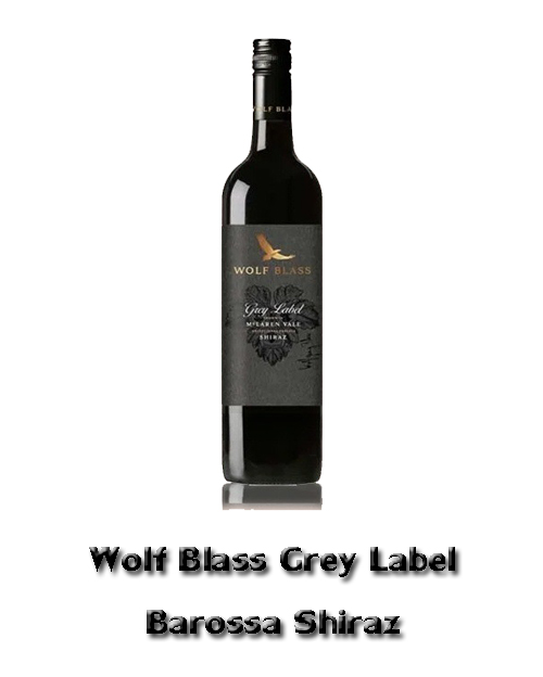 Wolf blass () Alc.14.50% grey label Barossa Shiraz