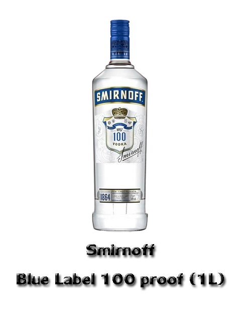 Smirnoff blue Label(1l) Alc.50%