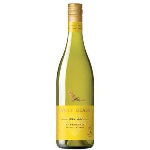 Wolf blass yellow (750ml) Alc.13.50% adelaide hills chardonnay